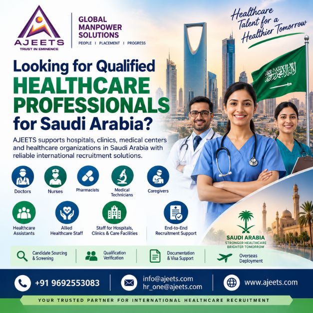 Looking for Qualified Healthcare Professionals for Saudi Arabia?