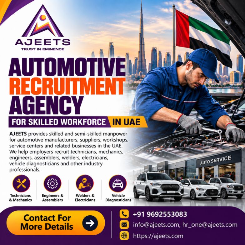Recruitment in Automobile Industry in Saudi Arabia