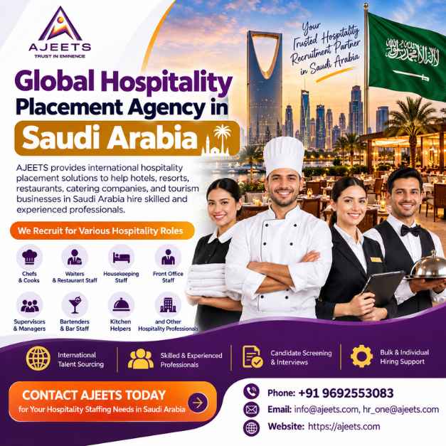 Global Hospitality Placement Agency in Saudi Arabia