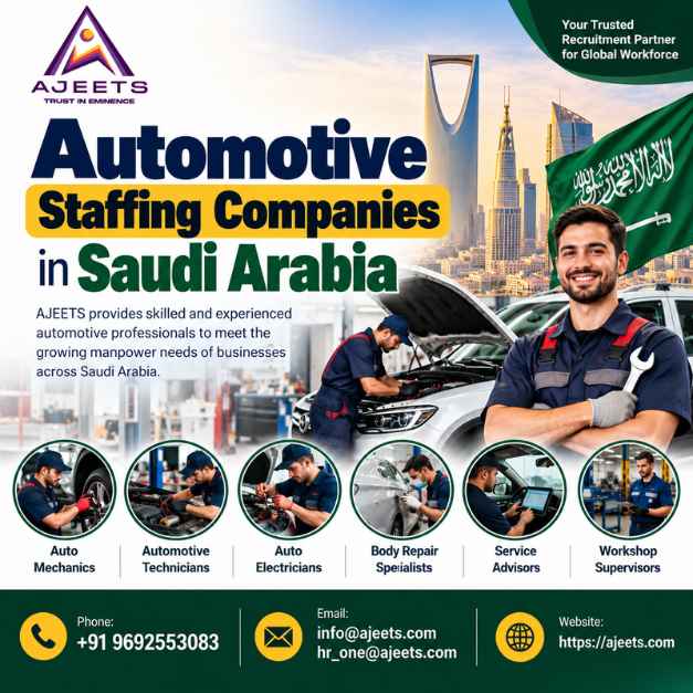 Automotive Staffing Companies in Saudi Arabia | AJEETS