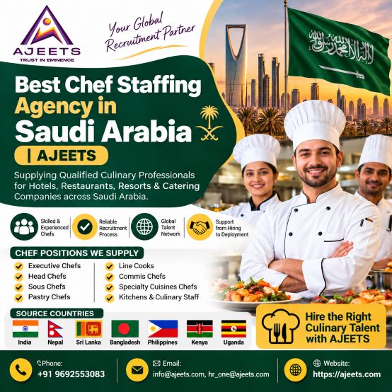 Best Chef Staffing Agency in Saudi Arabia